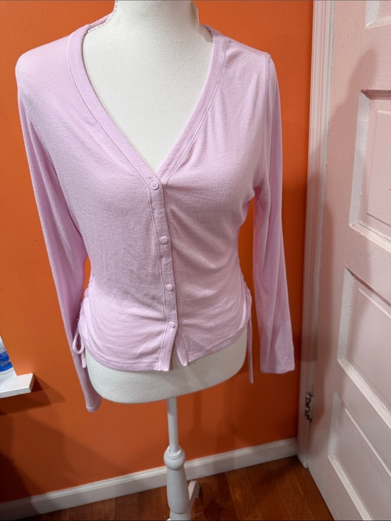 lululemon athletica Tops - lululemon athletica Light Pink Button-Front V-Neck Top